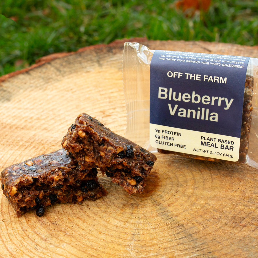 Off the Farm Nutrition Bar Wild Blueberry Vanilla, 3 Pack, 2.5 oz (Wild Blueberry Vanilla)