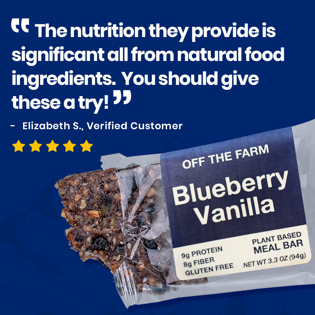 Blueberry Vanilla Meal Bar - Box of 12