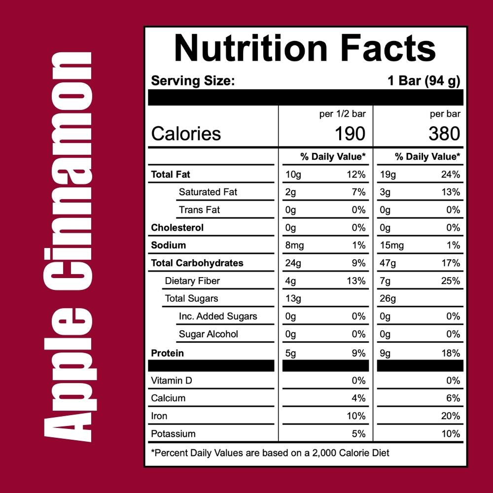 Off the farm Apple Cinnamon nutrition facts