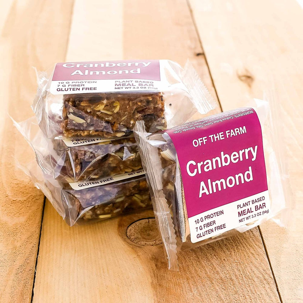 Off The Farm Cranberry Almond Meal Bar